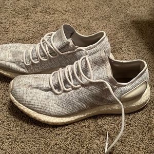 Mens size 13 white adidas boost shoes